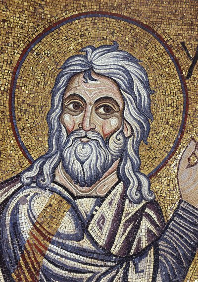 12世紀のサンマルコ寺院の内部モザイクの預言者イザヤ詳細 作： Byzantine Byzantine