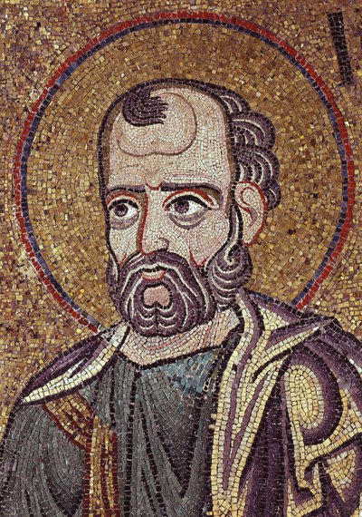 サンマルコ寺院の内部モザイクの預言者ヨナ詳細、12世紀 作： Byzantine Byzantine