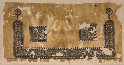 チュニックの下のセクション、400秒 作： Byzantine PeriodEgyptian