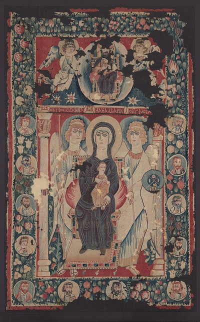 聖母子のアイコン、500年代 作： Byzantine School