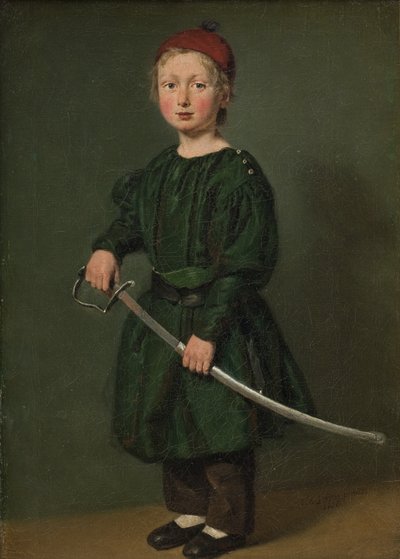 芸術家の息子の一人 作： C.A. Jensen