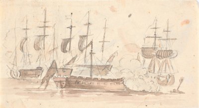 海の戦い 作： C.A. Lorentzen