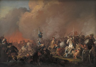 1657-60 年のスウェーデン戦争中のアマー 1658 での結果 作： C.A. Lorentzen