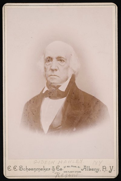 ギデオン・ホーリーの肖像 1785～1870年、1870年以前。 作： CC Schoonmaker and Co