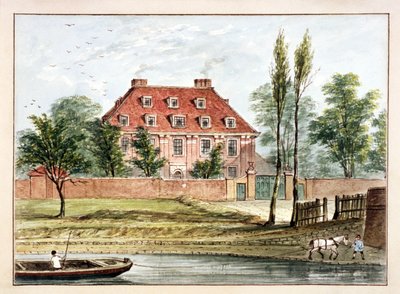 ボームズハウスの眺め、ホクストン、ロンドン、c1825 作： CH Matthews