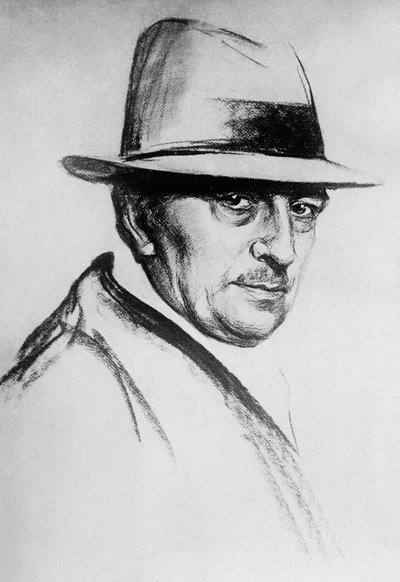 イタリアの劇作家・作家のダリオ・ニコデミ（1874-1934）の肖像 作： J.B. and Brown J. Rowbotham