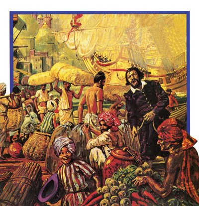 1600年に設立された東インド会社 作： C.L. Doughty
