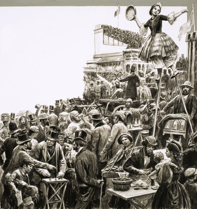 大道芸人とトリックスターの未確認シーン 作： C.L. Doughty