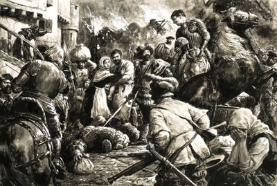 侵略軍と正体不明の剣士 作： CL ダウティ