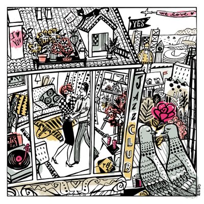 ジャズクラブ 作： COSTANZA FAVERO