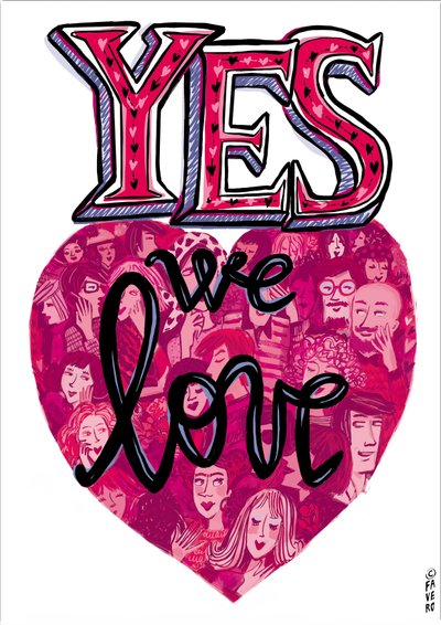 YES WE LOVE 作： COSTANZA FAVERO