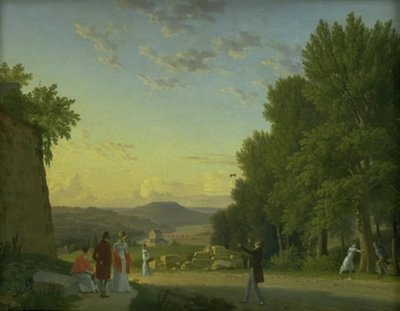 ムードン城からの眺め 作： Christoffer Wilhelm Eckersberg