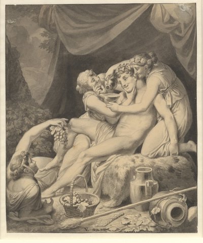 Bacchus Made Tare Bachchantinder 作： Christoffer Wilhelm Eckersberg