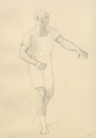 Balder の死 - Hødur の研究。 作： Christoffer Wilhelm Eckersberg