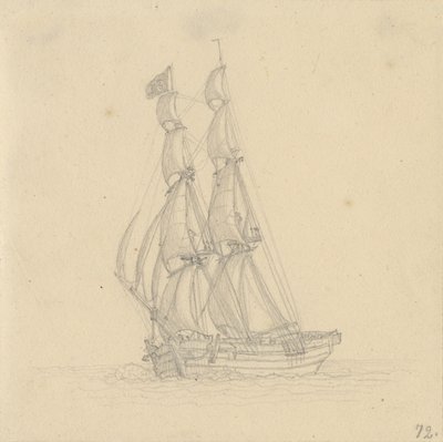 ブリッグ 作： Christoffer Wilhelm Eckersberg