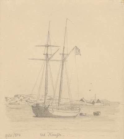 スクーナー 作： Christoffer Wilhelm Eckersberg