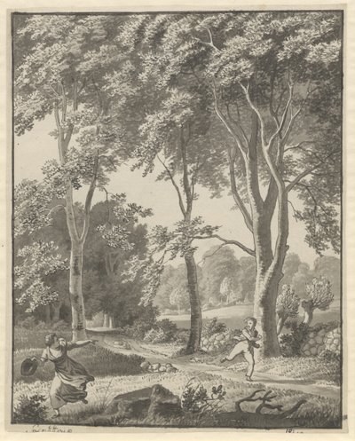 Svendstrupの森から 作： Christoffer Wilhelm Eckersberg