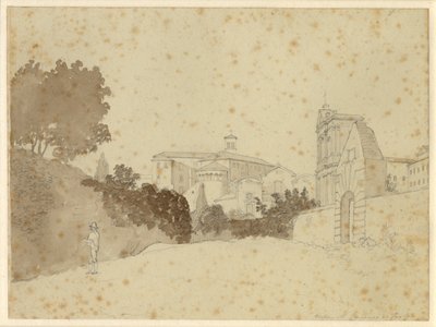 聖教会 ジョヴァンニ・ア・パオロ 作： Christoffer Wilhelm Eckersberg