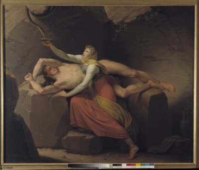 ロキとシギュン 作： Christoffer Wilhelm Eckersberg