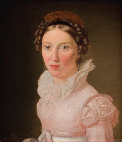 スザンヌ・ジュエル。 芸術家の義理の妹で、後に三番目の妻となる 作： Christoffer Wilhelm Eckersberg