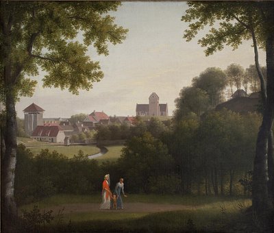 リンビー方向を見る 作： Christoffer Wilhelm Eckersberg