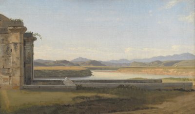 Fontana Acetosa、ローマからの眺め 作： Christoffer Wilhelm Eckersberg
