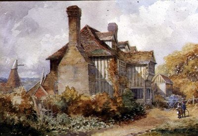 AB0227 ケント州の田園風景 作： C.W. Fethergill