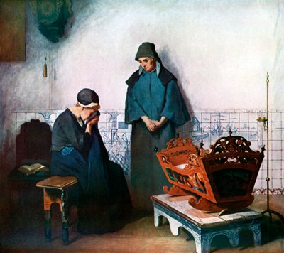 「空のゆりかご」、1911-1912 作： C Bisschop