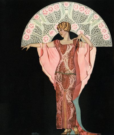 アール・デコの美しさにファンを添えて by Coles Phillips 作： C. Coles Phillips