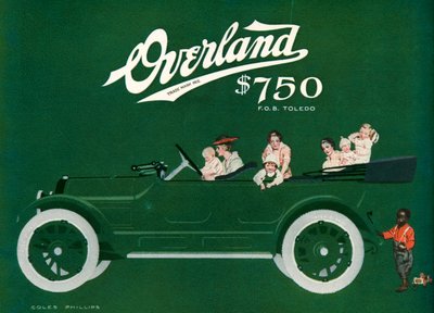 Willys-Overland マガジンの広告 作： C. Coles Phillips
