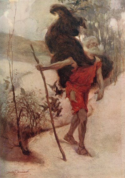 A Lovers Quarrel (color litho) 作： C. Dudley (after) Tennant