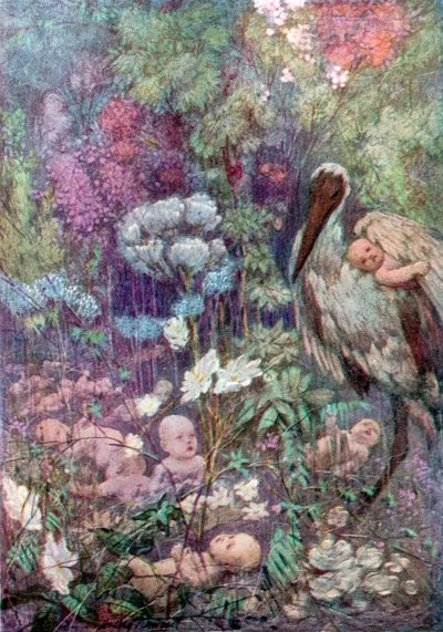Babyland (väri litho) 作： C. Dudley (after) Tennant