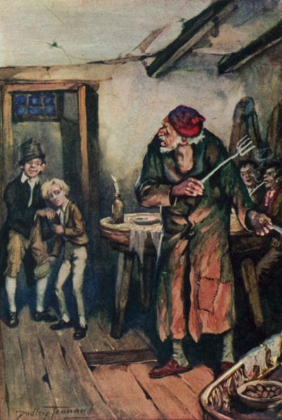 チャールズ・ディケンズによるオリバー・ツイストのイラスト（カラーリソ） 作： C. Dudley (after) Tennant