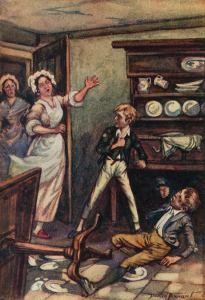 チャールズ・ディケンズによるオリバー・ツイストのイラスト（カラーリソ） 作： C. Dudley (after) Tennant