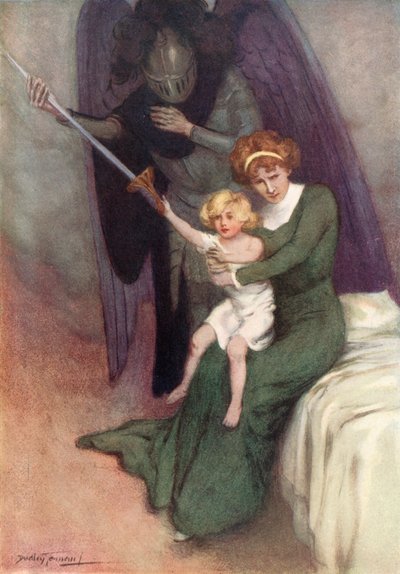 女と戦争（カラーリソ） 作： C. Dudley (after) Tennant