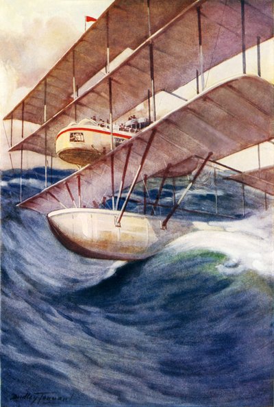 未来の旅客機 (カラーリソ) 作： C. Dudley Tennant
