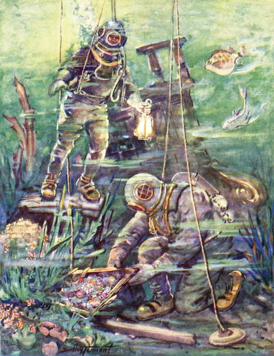 海底の素晴らしい世界で（カラーリソ） 作： C. Dudley Tennant