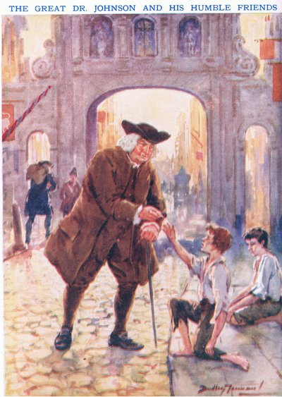 O grande Dr. Johnson e seus humildes amigos (lito colorido) 作： C. Dudley Tennant