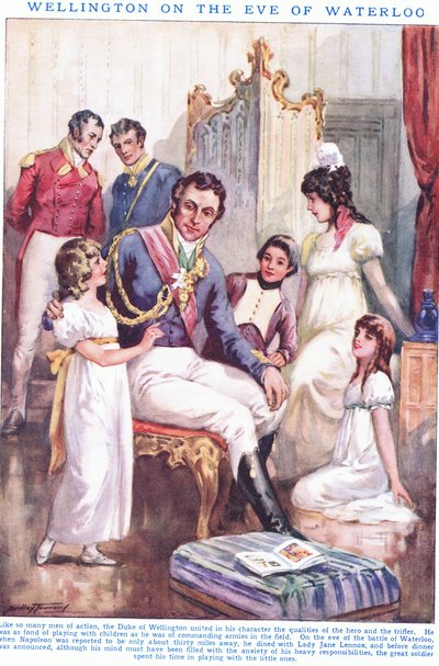 西暦1815年ウォータールー前夜のウェリントン 作： C. Dudley Tennant