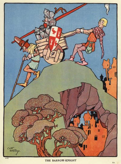 The barrow-knight (color litho) 作： C. E. B. Bernard