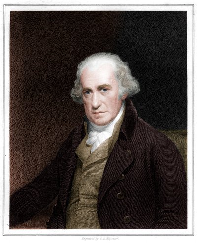 ジェームズワット、スコットランドのエンジニア、1833年 作： C. E. Wagstaff