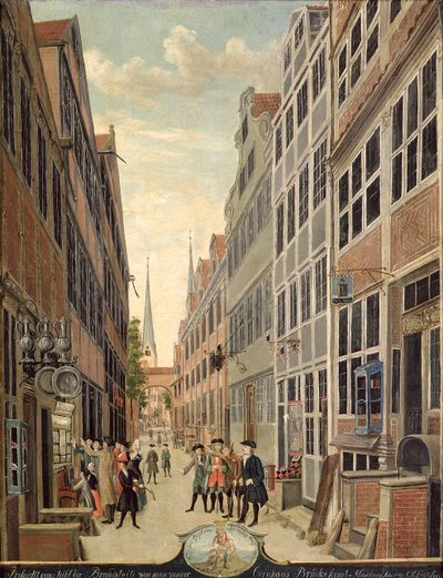 ハンブルクのBrandstweite、1775年 作： C. F. Feldt