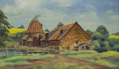 プレストンミル、ノースバーウィック、1947 作： C. Hersley Gilbert