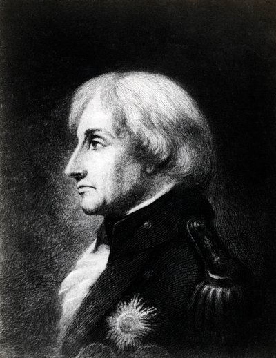 1805 年 9 月初旬、19 世紀のマートン ハウスでのネルソン卿 作： C John M Whichelo