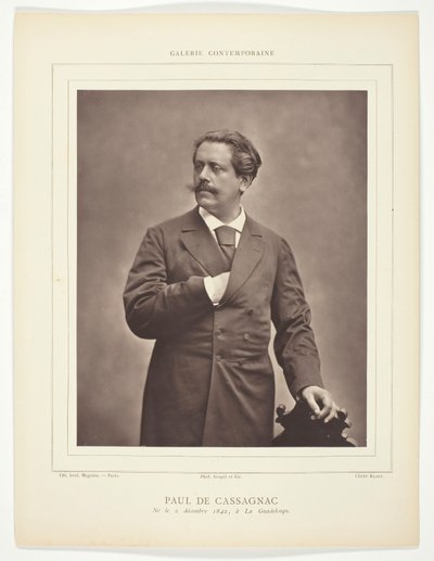 ポール・ド・カサニャック (フランスの作家、政治ジャーナリスト、1842-1904) 作： C. Klary