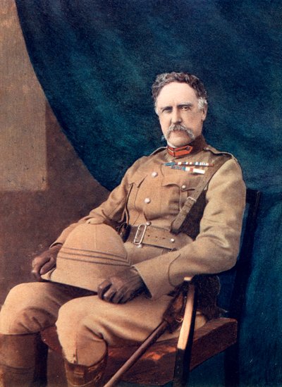 NG リトルトン中将、南アフリカで第 4 旅団を指揮、1902 年。 作： C Knight