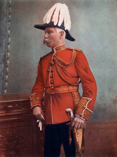 少将 GH マーシャル、指揮王立砲兵隊、南アフリカ野戦部隊、1902 年。 作： C Knight