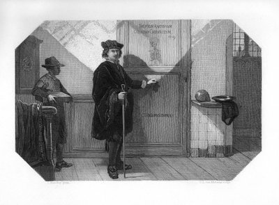 レンブラントハーメンスーンファンレイン、17世紀オランダの画家、c1870。 作： Domenico del Barbiere