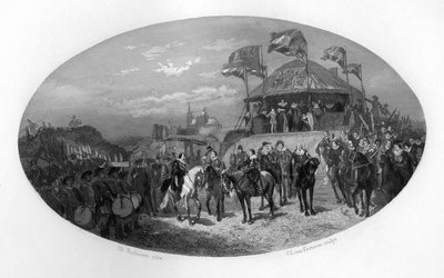 オランダ、オレンジのフレデリクヘンドリックによるs-Hertogenboschのキャプチャ、1629年、c1870。 作： Domenico del Barbiere