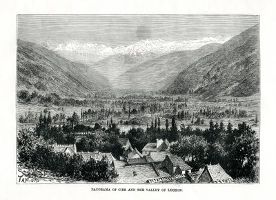 シエとフランス、バニェールドルションの谷、c1879。 作： C. Laplante
